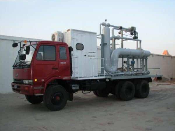 2-phase SR multiphase test separator mobile trailer Indonesia