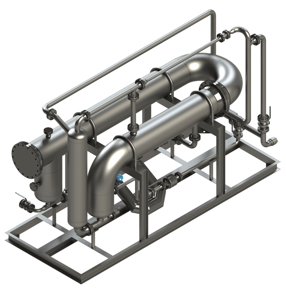 2-phase SR multiphase test separator with autocalibration