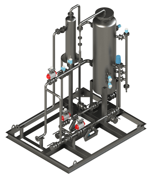 Séparateur d'essai triphasé JR multiphase 3-phase JR multiphase test separator
