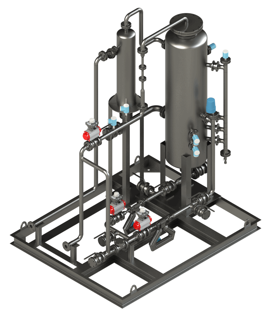 Separador de prueba multifásico JR trifásico 3-phase JR multiphase test separator